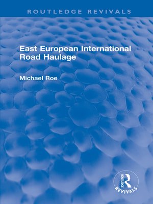 cover image of East European International Road Haulage